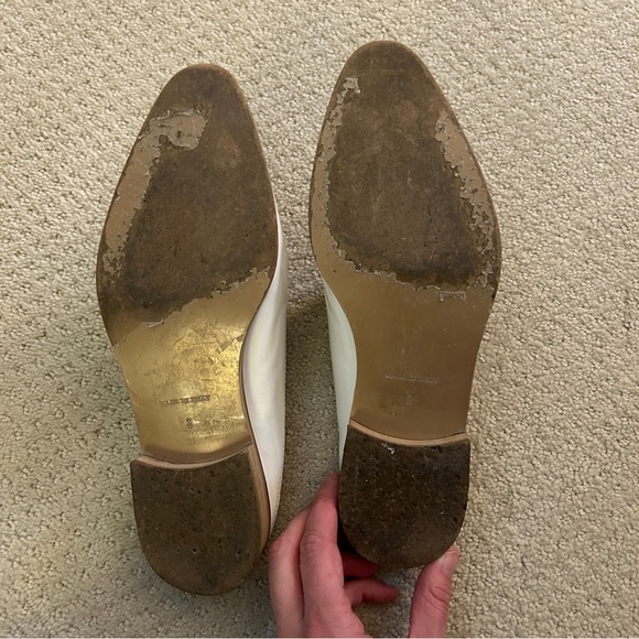 Everlane The Modern Loafer Mule Patent Leather White 8 - Picture 7 of 7